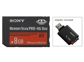 High Speed Data Transfer HX with 8GB Memory Card