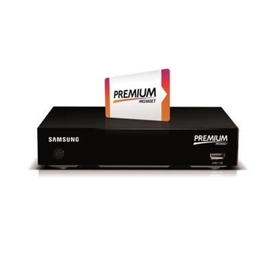 Decoder Samsung Combo (Sat Free + MHP) - Include Tessera Abilitante ai contenuti Pay Tv Digitale Terreste Sky